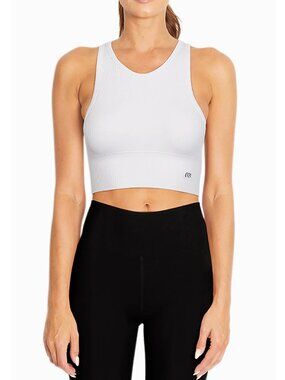NWT Marika Evie Seamless Sports Bra - L , white